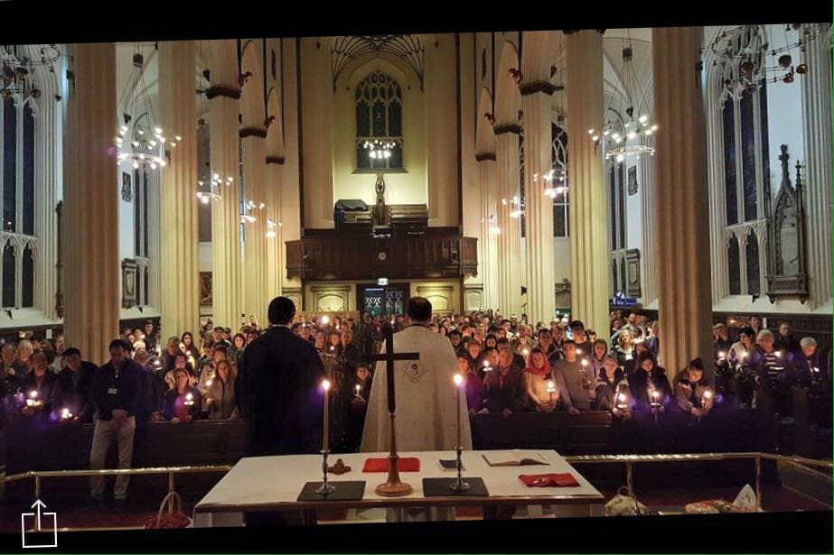 Fotografie din comunitatea ortodoxă română din Edinburgh