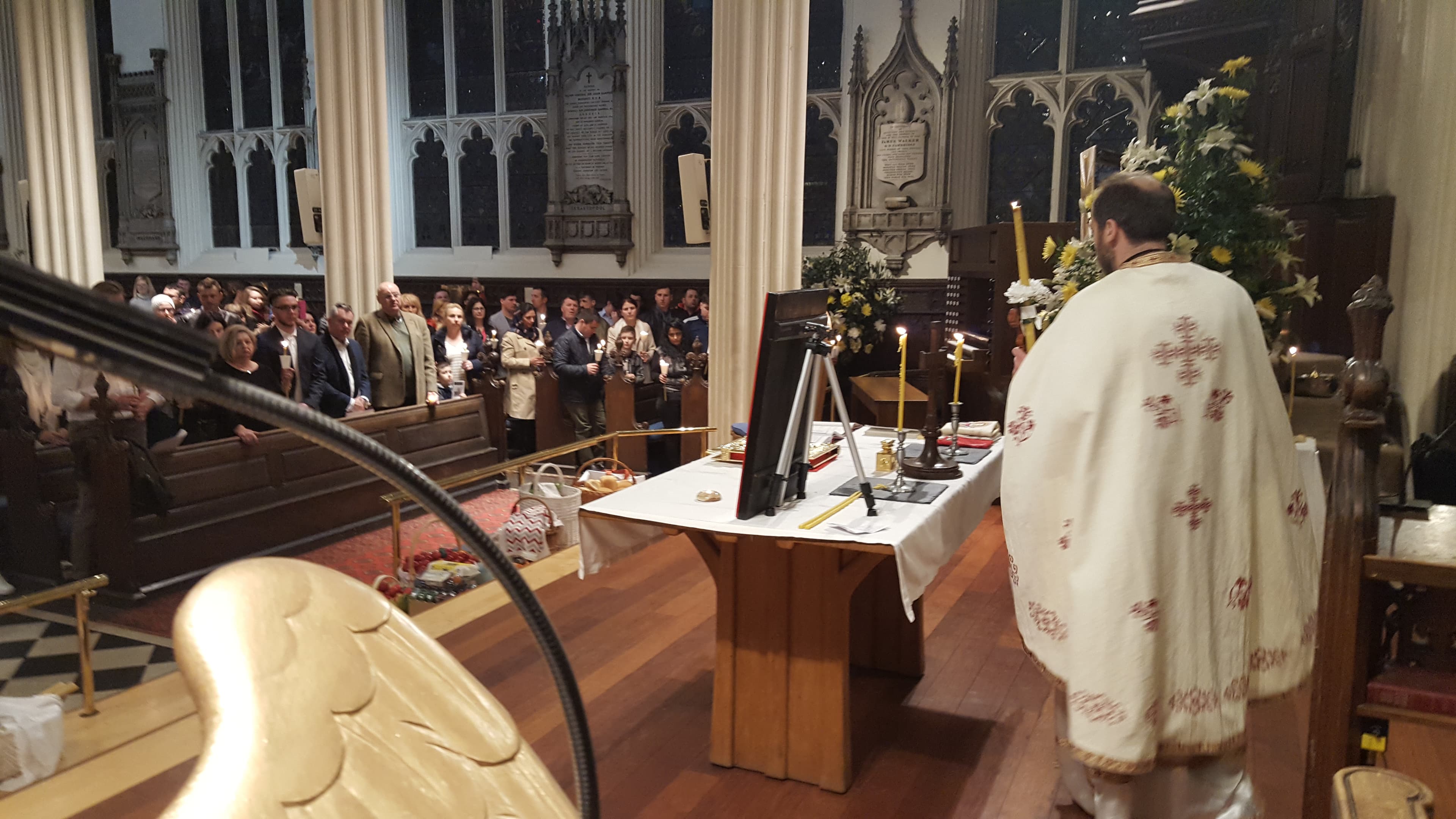 Fotografie din comunitatea ortodoxă română din Edinburgh