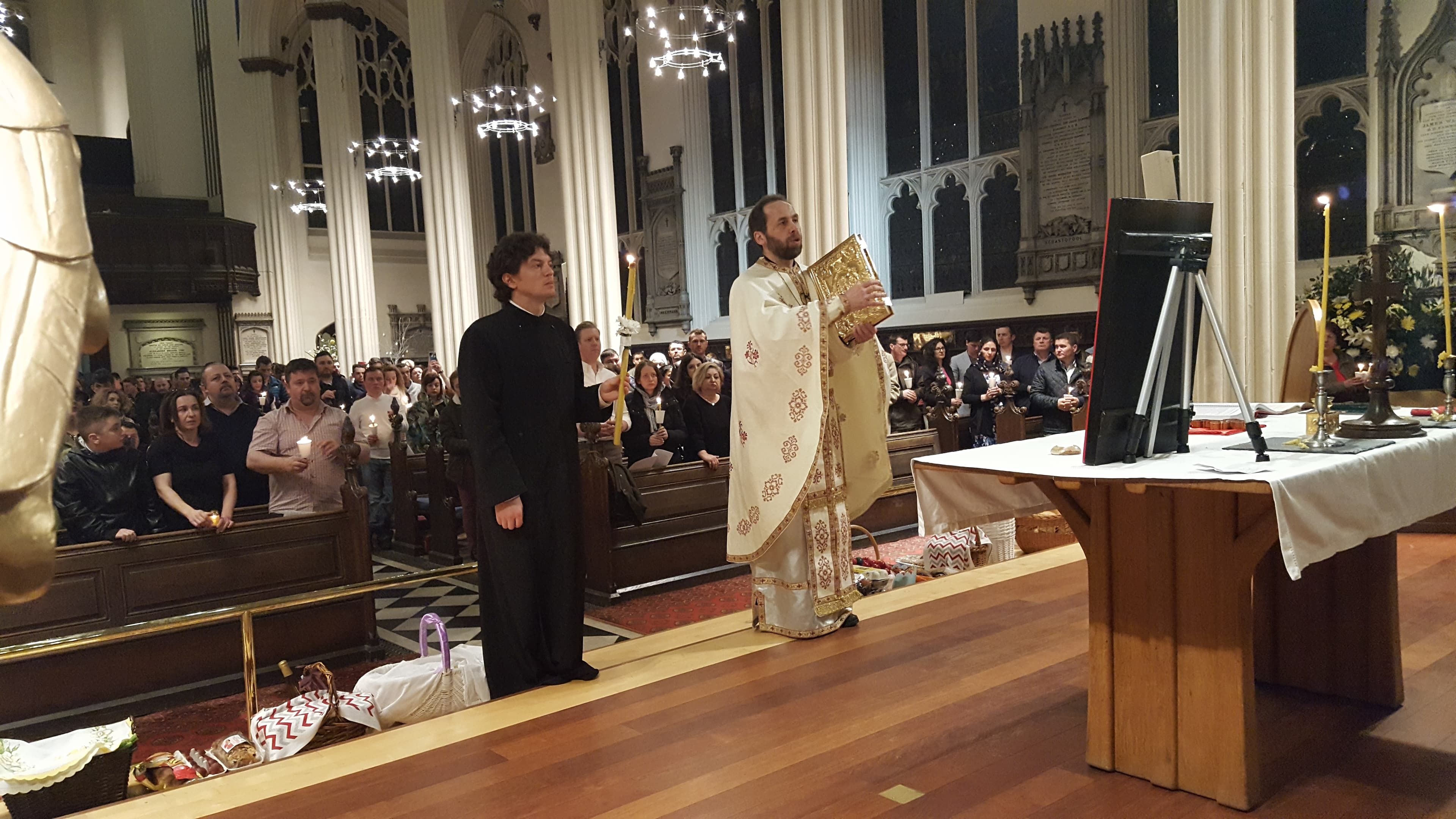 Fotografie din comunitatea ortodoxă română din Edinburgh