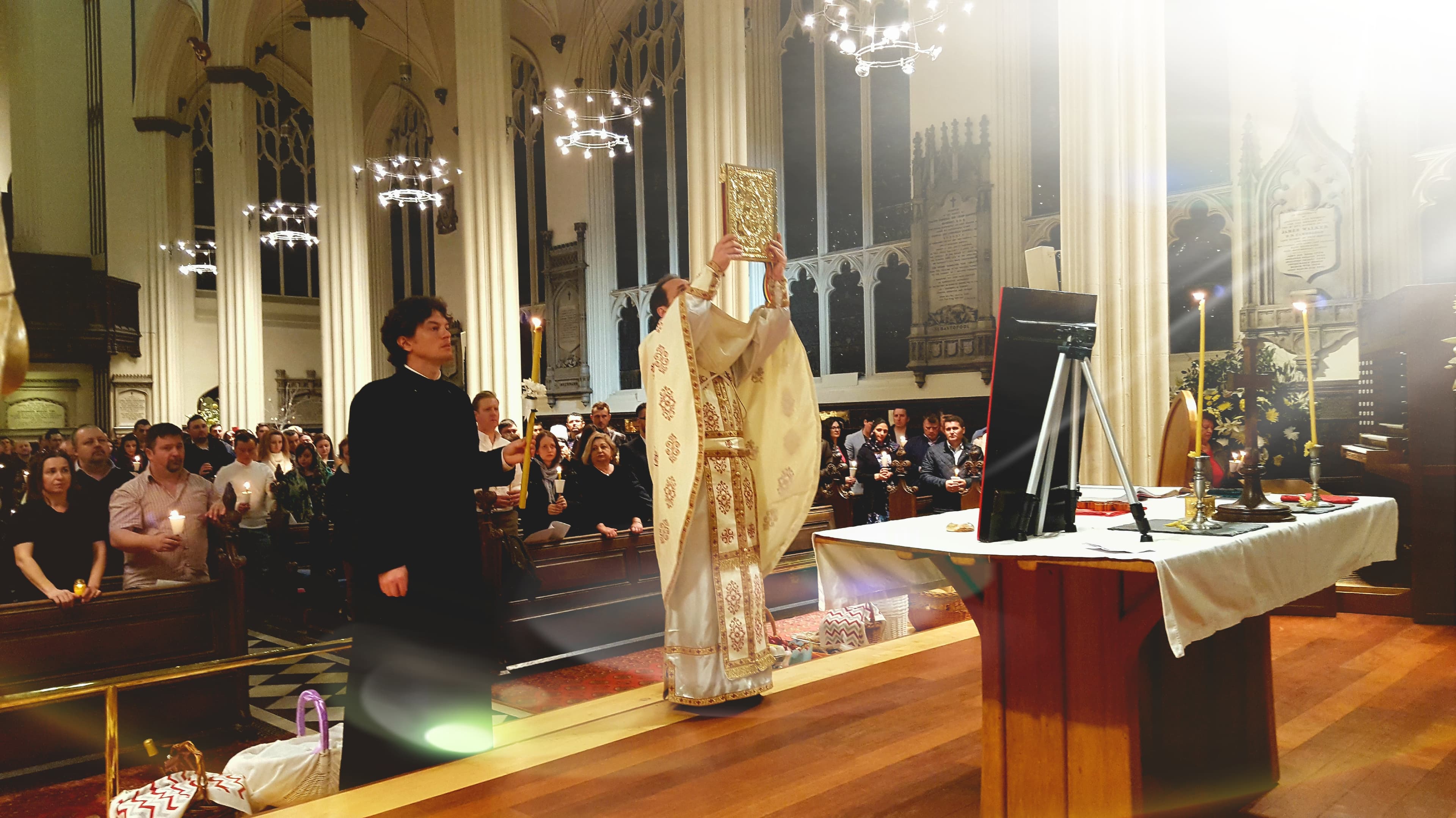 Fotografie din comunitatea ortodoxă română din Edinburgh