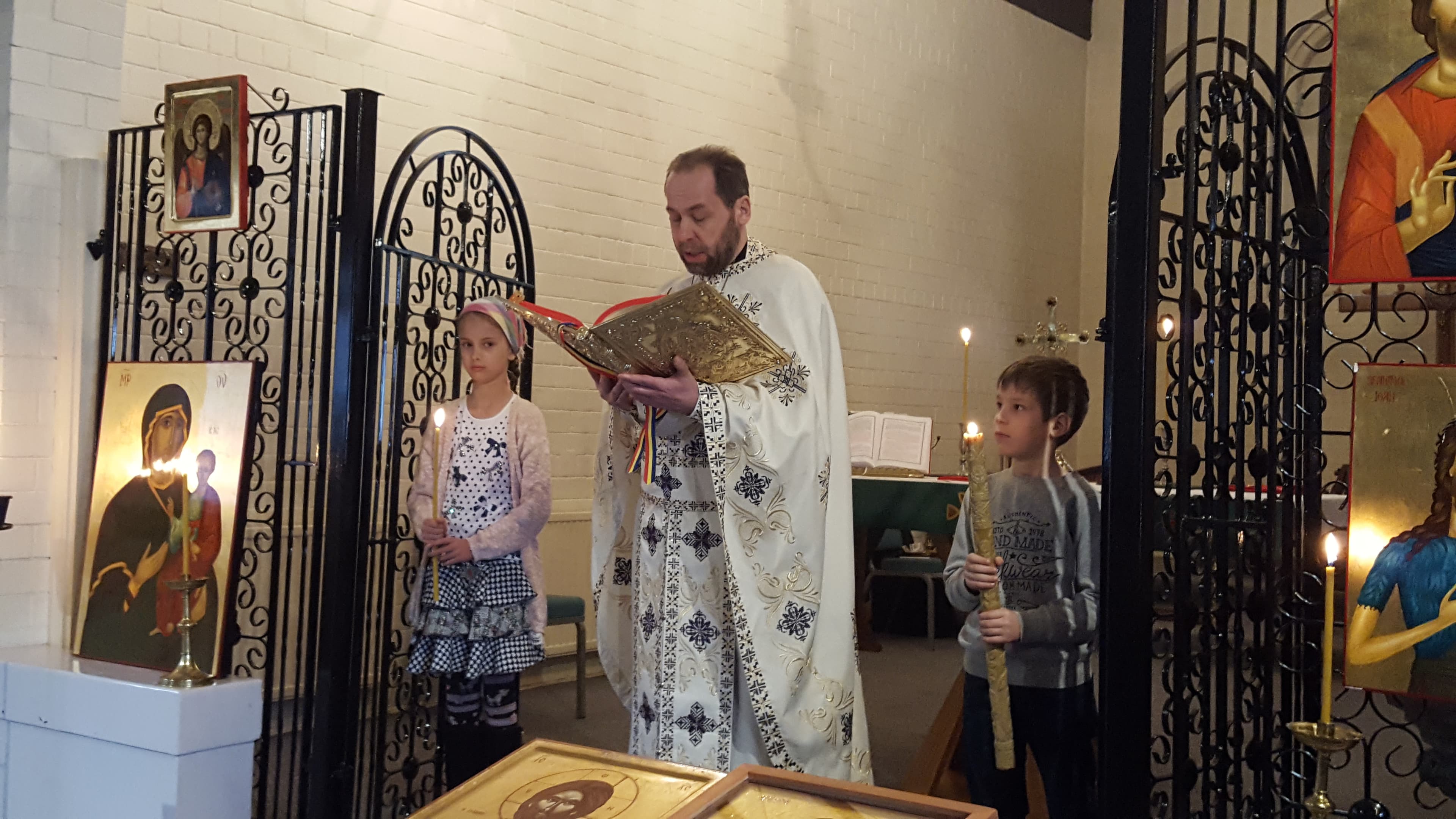 Fotografie din comunitatea ortodoxă română din Edinburgh