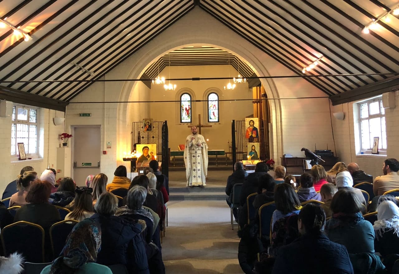 Fotografie din comunitatea ortodoxă română din Edinburgh